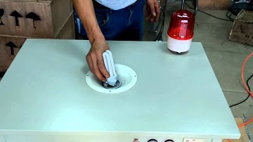 B22 lamp cap punching machine , lamp base crimping machine with testing function