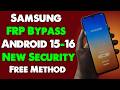 All Samsung FRP Bypass Android 16 | Samsung FRP Unlock Android 16 | All Samsung FRP Android 16