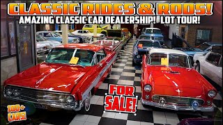 AMAZING SHOWROOM OF CLASSIC CARS FOR SALE!!! Full Lot Tour! Classic Rides & Rods. December 2023. by MattsRadShow 65,252 views 4 months ago 1 hour, 17 minutes