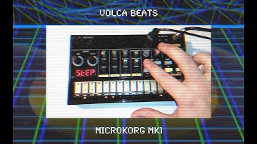 korg volca beats + microkorg mk1 retrowave session