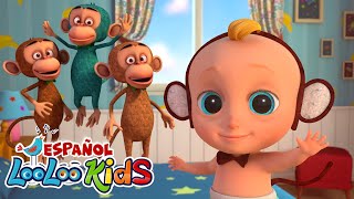 Cinco Monitos + Diez en la Cama - Canciones infantiles para niños - Videos Para Niños