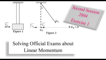 Session 27 - Physics for G12 LS/GS - Solving Official Exams about Linear Momentum by Mostafa Hammoud
