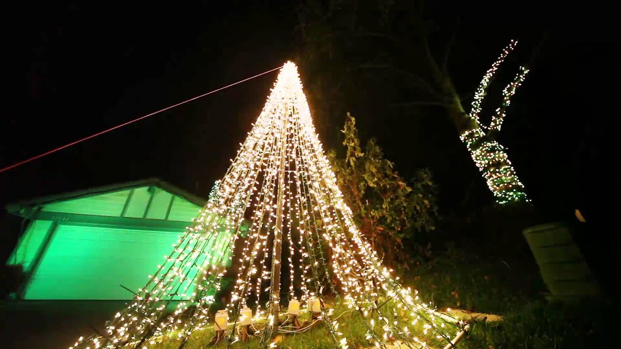 Electronic / Dubstep Christmas Light Show YouTube