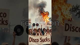 Disco Demolition Night- a public record burning in Chicago, 1979!