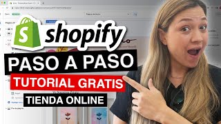 Tutorial Shopify Paso a Paso en Español  Como crear una tienda online