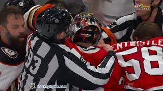 Radko Gudas vs MacKenzie Entwistle Mar 12, 2024