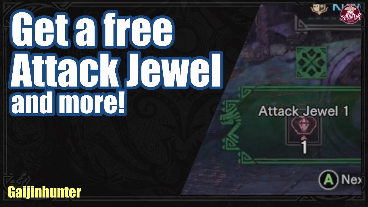 Featured image of post Mhw Attack Jewel 4 Monster hunter world iceborne attack jewel 4