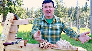 Will the handmade shave horse (shavehorse) work to make timber framing pegs out of fir wood. Stay tuned for more woodworking, 