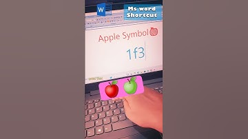 tips and tricks 🍏 apple symbol in ms word #robintech #computer #tricks #msword #shortcut #keyboard