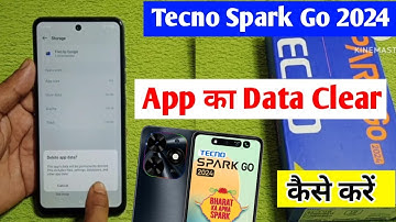 tecno spark go 2024 me app ka data clear kaise kare | how to clear app data tecno spark go 2024