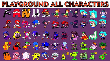 FNF Character Test | Gameplay VS My Playground | ALL Characters Test