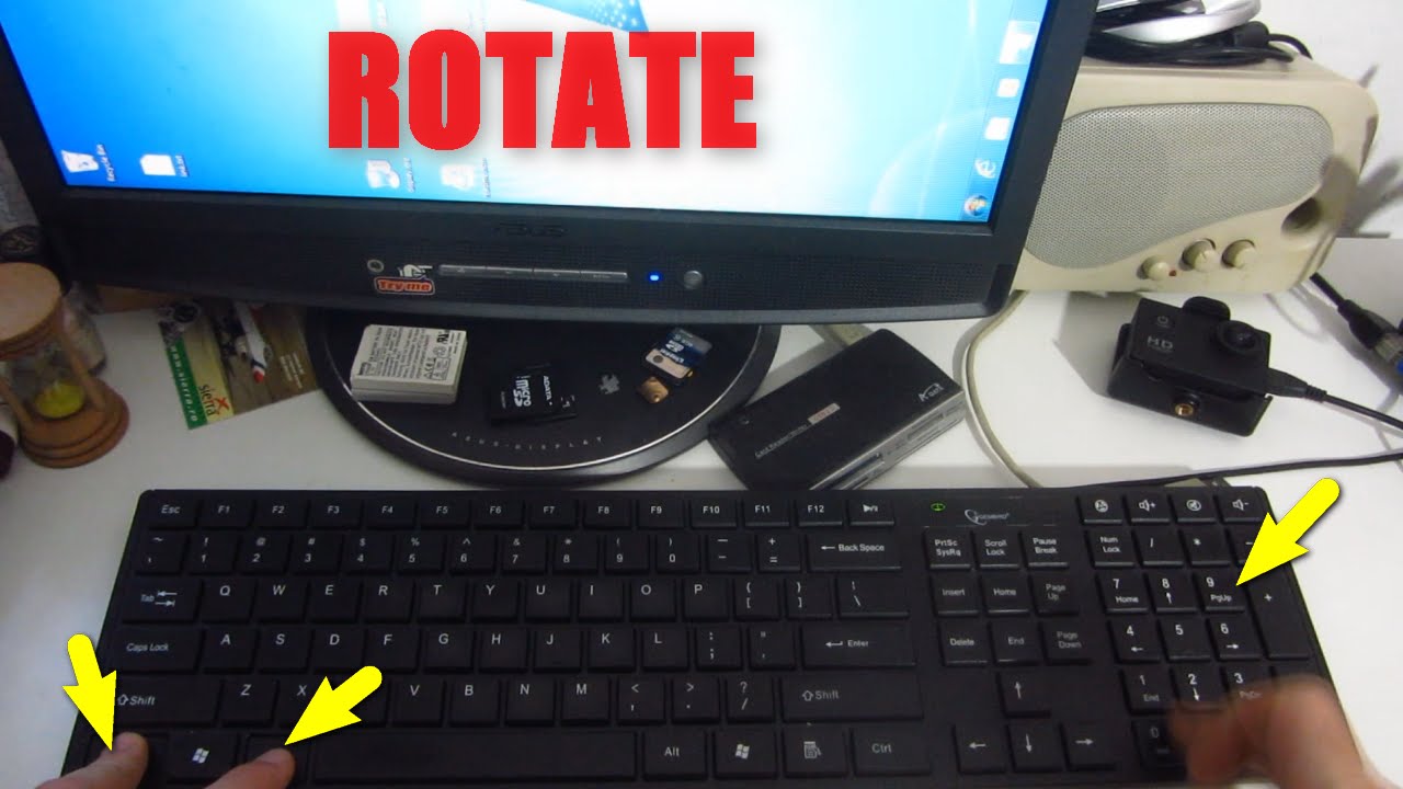 How to Rotate Screen by Hotkey YouTube