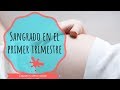 SANGRADO en el PRIMER TRIMESTRE de EMBARAZO. Causas y cómo actuar