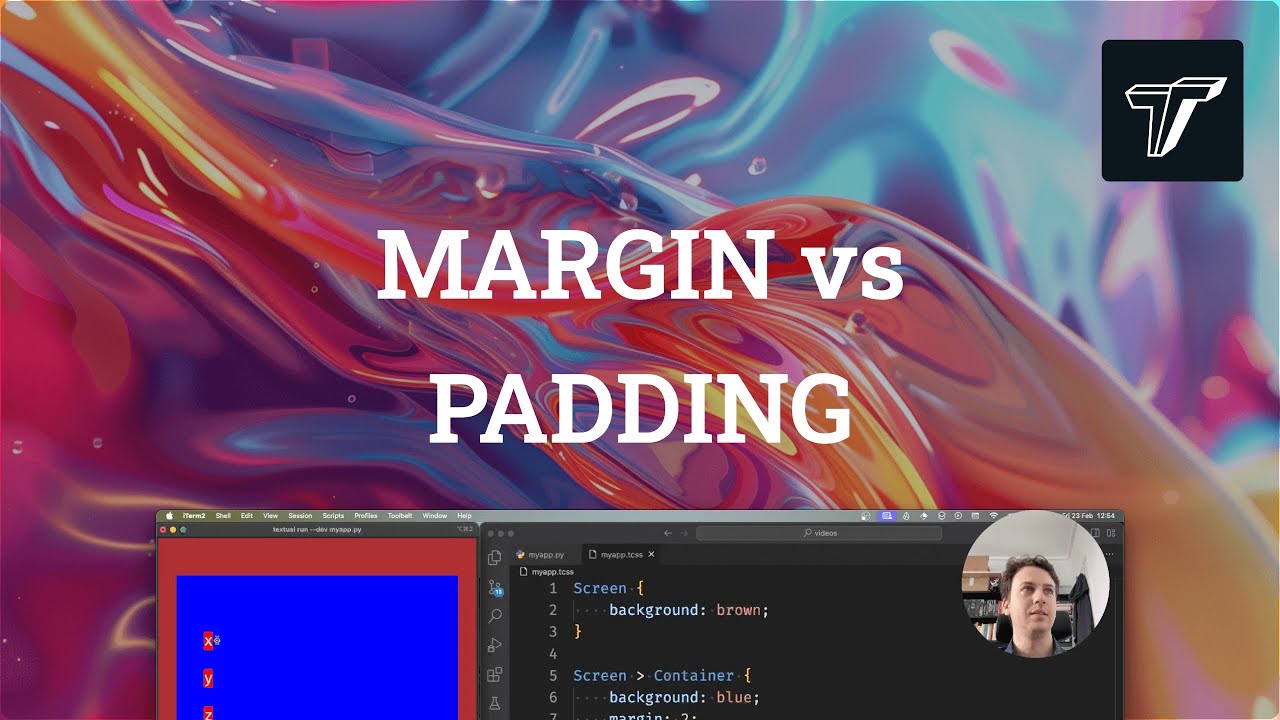 How to use margin and padding in Textual - YouTube