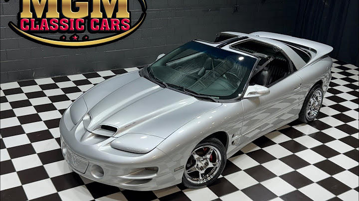 2002 Pontiac Trans Am WS6 for sale LOW MILES 6 Speed! Visit our website Mgmclassiccars.com