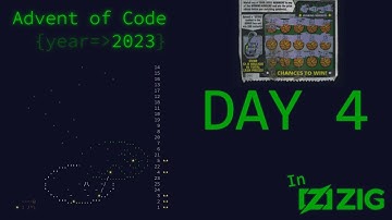 Advent of Code 2023 in Zig - Day 4