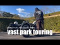 大自然に囲まれた公園までハーレーで走ります。【冬の自然とハーレーと思い出の場所】