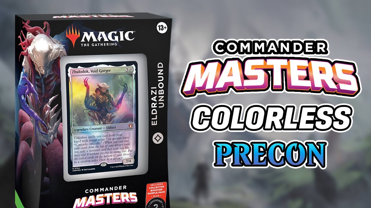 Magic s First Colorless Precon MTG Commander Masters Eldrazi Magic s First Colorless Precon MTG Commander Masters Eldrazi