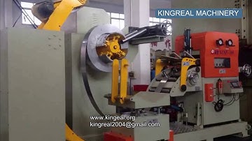 KINGREAL Thick Panel 3in1 （Servo Feeder, straightener with Decoiler）Production Video