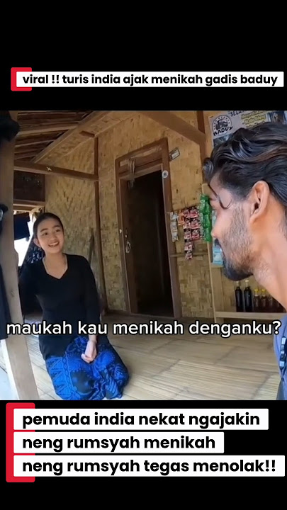 pemuda india nekat ajak neng rumsyah menikah #shorts