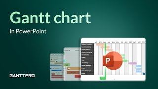 How to create a Gantt chart in PowerPoint