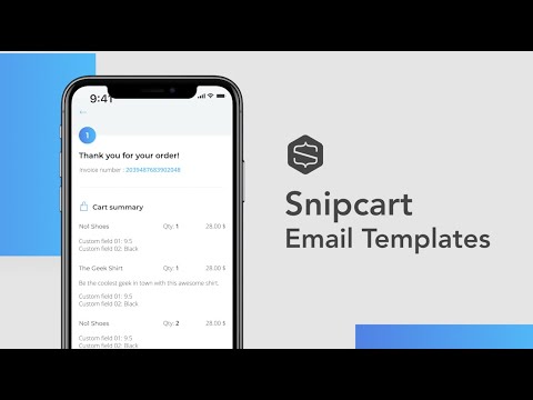 Snipcart Tutorial - Custom Email Templates