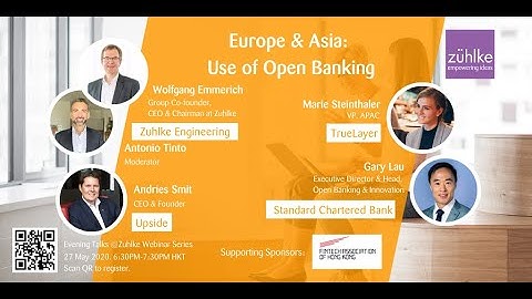 Europe & Asia: Use of Open Banking Live Panel - Webinar By Zuhlke