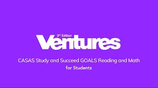 How-to Video - Study and Succeed CASAS GOALS Reading and Math for students by Cambridge University Press ELT 254 views 1 year ago 7 minutes, 10 seconds