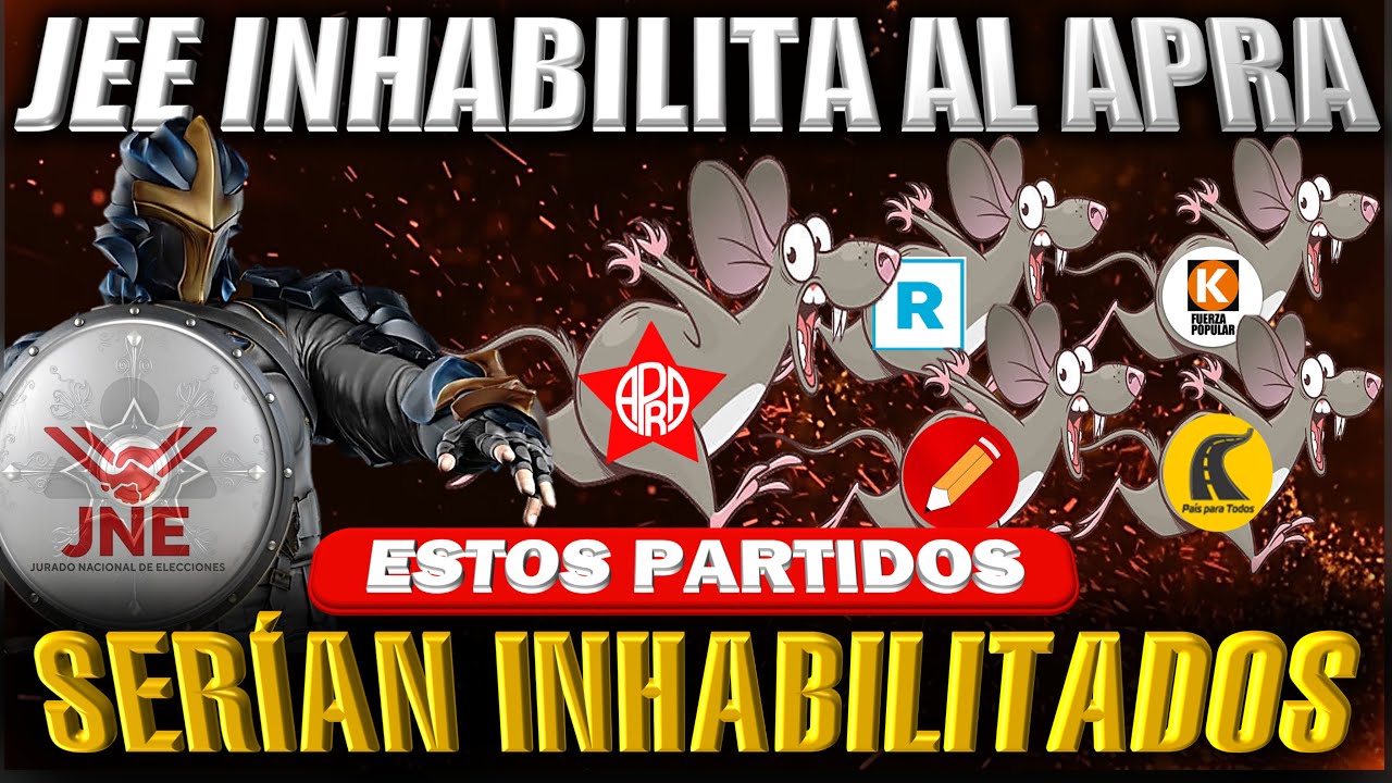 APRA, PERÚ LIBRE, PAÍS PARA TODOS, FUERZA POPULAR Y RENOVACIÓN PODRÍAN QUEDAR FUERA ELECCIONES 2026