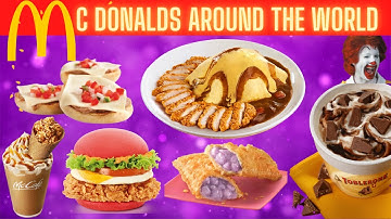What McDonald’s Menu Items Look Like Around The World | Eating McDonald