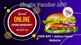 Food Delivery Grocery and Bakery shop online order android App @₹7999 || Website Setup screenshot 5