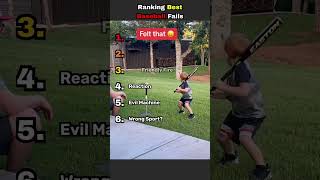 Ranking Best Baseball Fails!