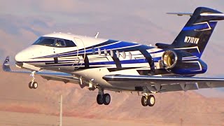 Crazy Private Jets Arriving for F1 Las Vegas Grand Prix 2023 | Thursday Formula One Jet Action