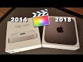 Mac Mini 2014 vs 2018 - Final Cut Pro X Performance Demo