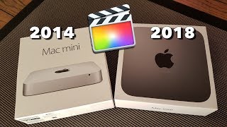 Mac Mini 2014 vs 2018 - Final Cut Pro X Performance Demo