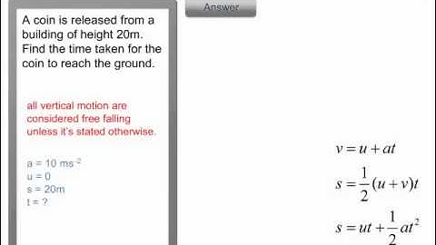 Steps in Solving Linear Motion Problems - Example