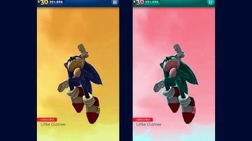 Sonic Character 2x Colors   Sonic Dash   Android Gameplay