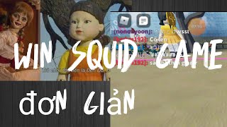 nếu go o to chiến thắng trò chơi con mực phần đèn xanh đèn đỏ trong squid game roblox