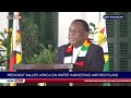 President rallies Africa on water harvesting and recycling