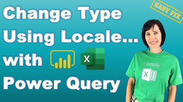 Power Query Change Type Using Locale