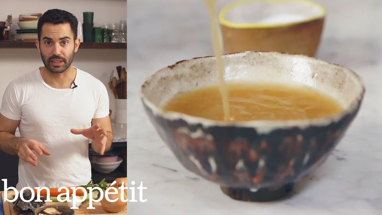 Andy Makes the Most Flavorful Vegan Broth Ever | Bon Appétit