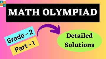MATH OLYMPIAD QUESTIONS GRADE 2 PART 1 || WITH COMPLETE SOLUTIONS  || MOEMS || IJMO || NLMC