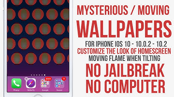 Mysterious Wallpaper for IPhone : Moving Fire Wallpapers / No Jailbreak No Computer