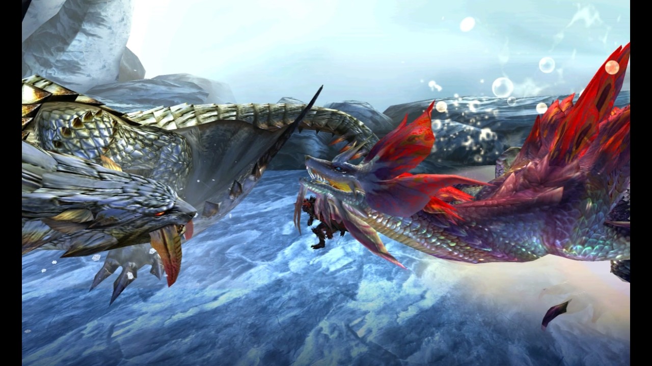 Mizutsune vs Barioth (MHXX / MHGU) #turfwar - Slippin' and Slidin' On the Ice