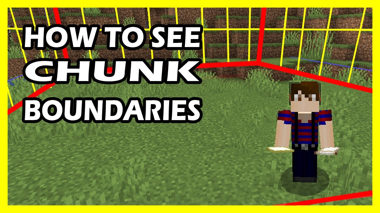 Minecraft Shortcuts How To See Chunk Borders / Boundaries in Minecraft