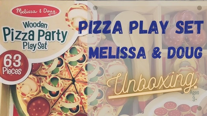 Melissa & Doug Play Set, Pizza Party, Wooden