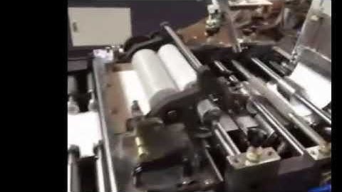 Automatic pocket and wallet envelope making machine（ZF-380 and ZF-380C）