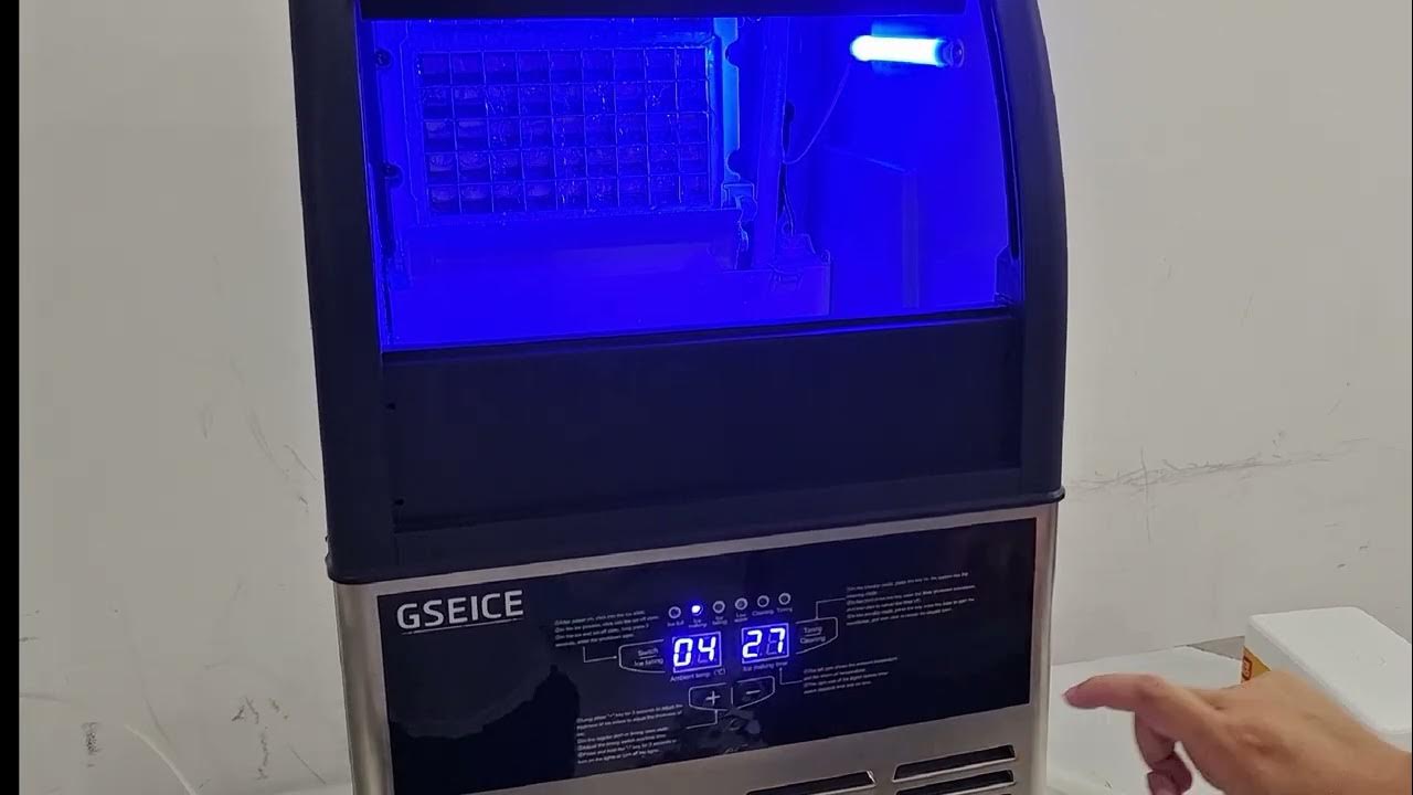 GSEICE SY Series Ice Maker Light Turn on/off Guide YouTube