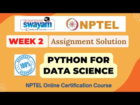 Python for Data Science Week 2 Assignment 2 Solution | NPTEL | Swayam | Jul - Dec 2023