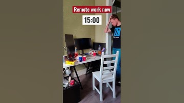 Remote work be like